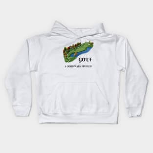 Golf: It's a Good Walk Spoiled Golf Kids Hoodie